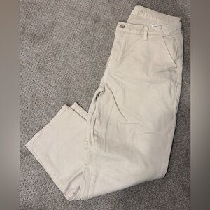 Old Navy Women's Straight Leg Pants - Cream